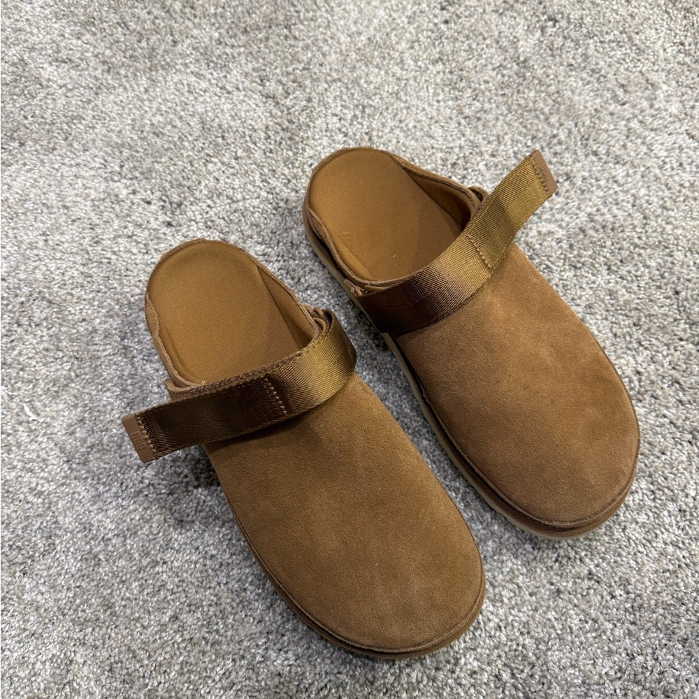 UGG Brown Suede Slippers